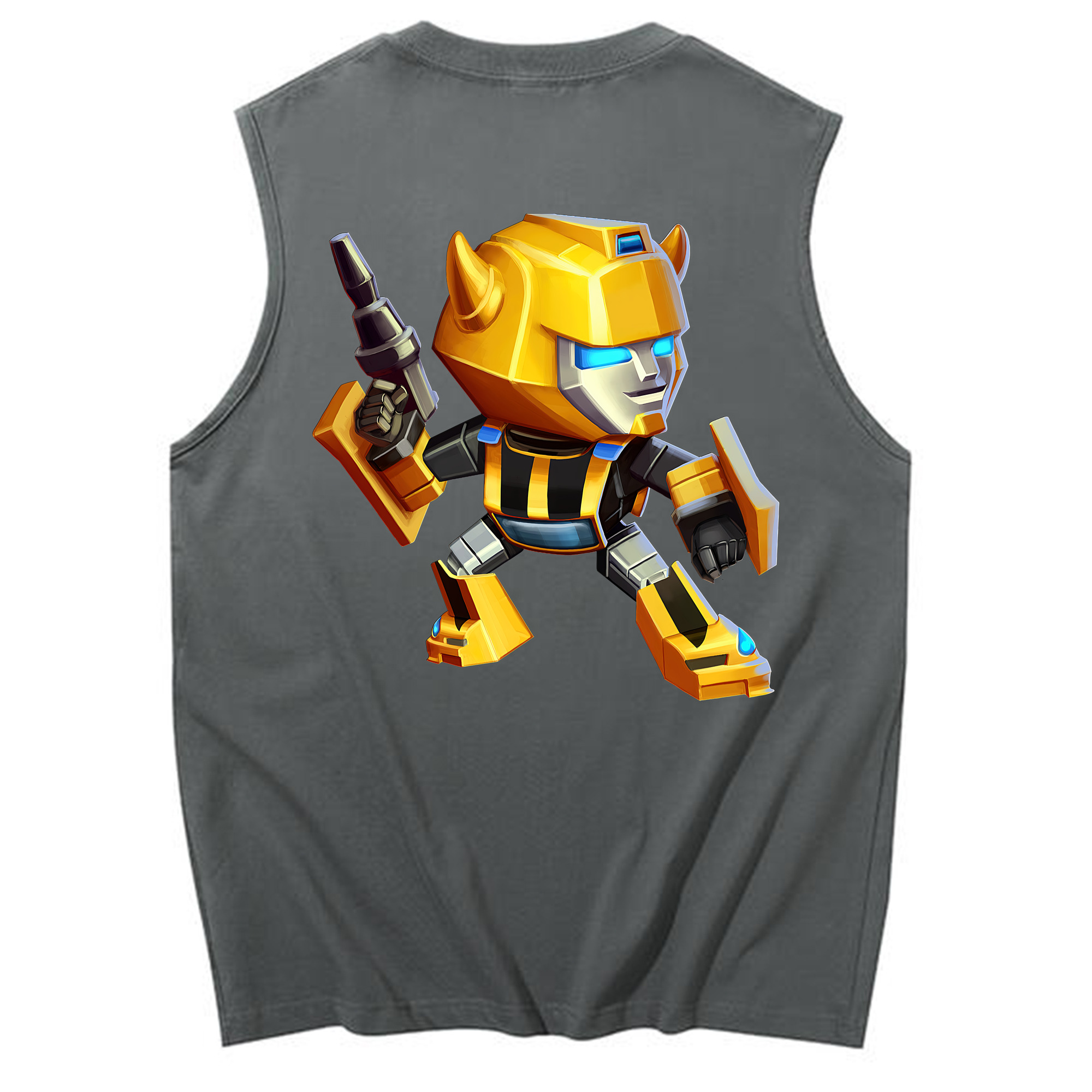 （画像用） Transformers トランスフォーマー コットン100％タンクトップ（背面プリント）